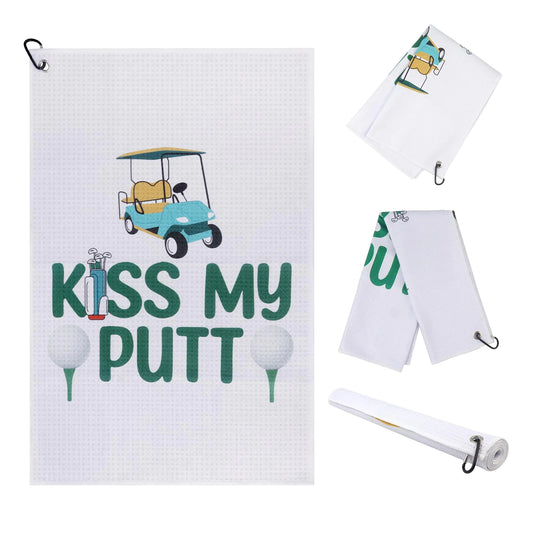 Kiss My Putt Golf Towel